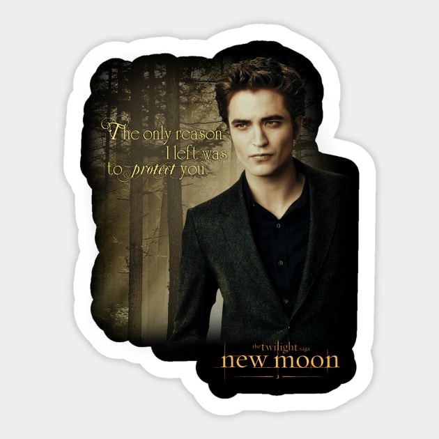 Vintage Twilight Saga New Moon. Sticker by Stephensb Dominikn